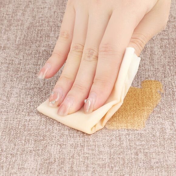 6 Set Heat Resistant Waterproof Dining PU Place Mats 17x12 inch Pink - Picture 5 of 6